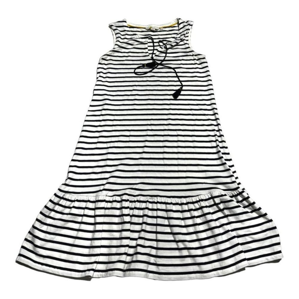 Women's Boden White/Blue Striped Dress Size 2